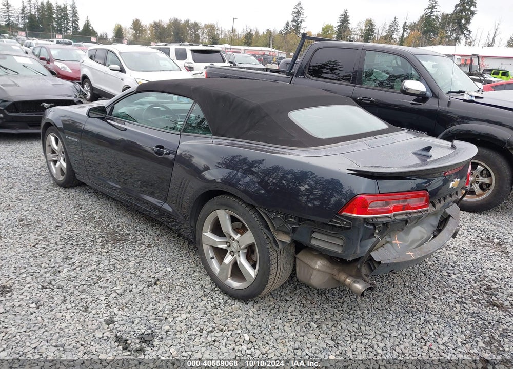 2014 CHEVROLET CAMARO 2LT VIN: 2G1FC3D34E9210470