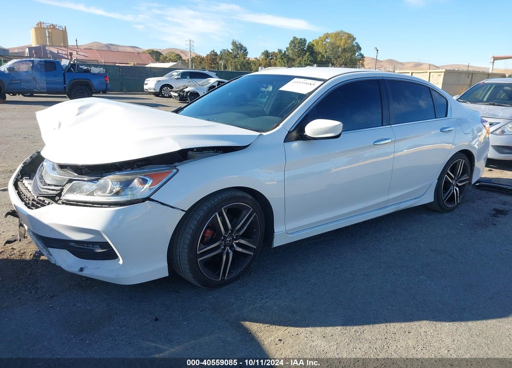 2017 HONDA ACCORD SPORT SE VIN: 1HGCR2F1XHA103674