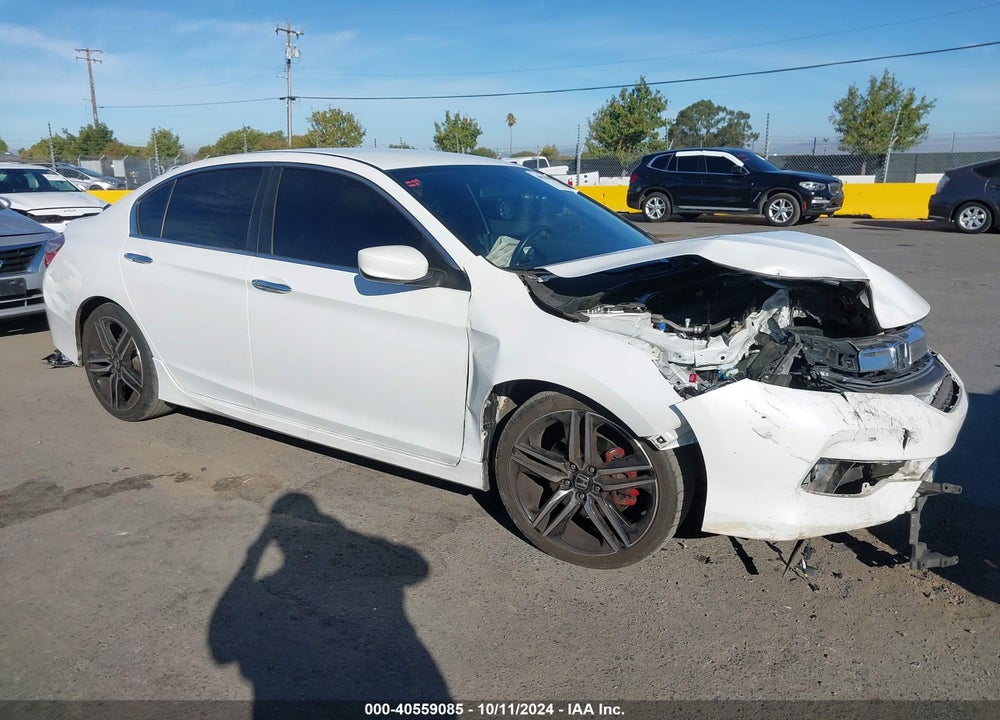 2017 HONDA ACCORD SPORT SE VIN: 1HGCR2F1XHA103674