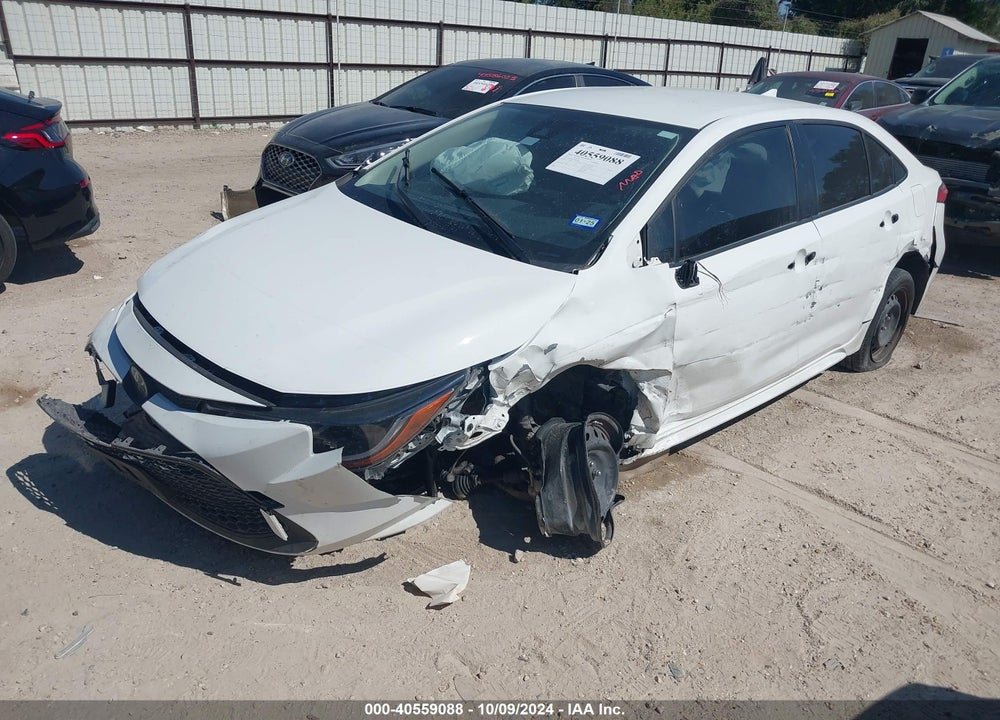 2022 TOYOTA COROLLA LE VIN: JTDEPMAE6N3006846