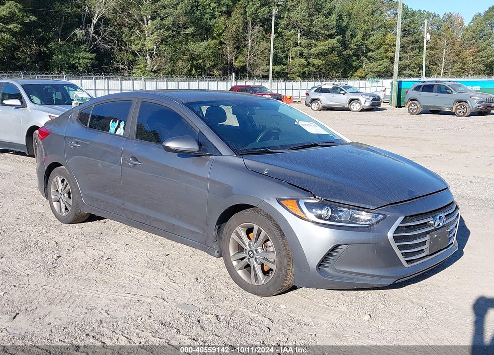 2018 HYUNDAI ELANTRA SEL VIN: 5NPD84LF4JH240349