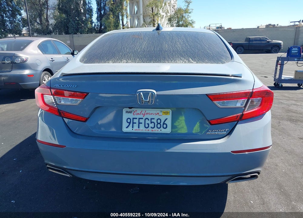 2022 HONDA ACCORD SPORT SPECIAL EDITION VIN: 1HGCV1F42NA119802
