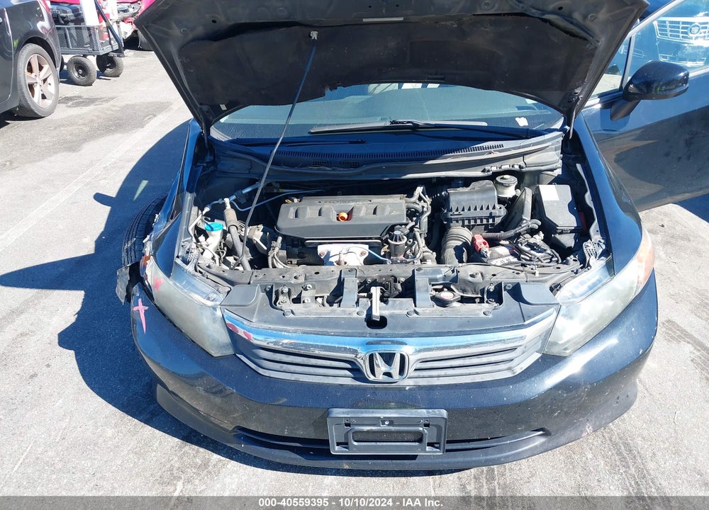 2012 HONDA CIVIC LX VIN: 2HGFB2F51CH566740