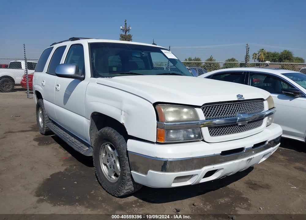 2004 CHEVROLET TAHOE LS VIN: 1GNEC13T44R321833