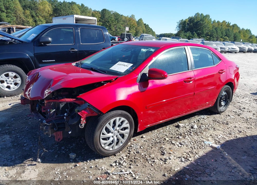 2019 TOYOTA COROLLA LE VIN: 2T1BURHE2KC138214