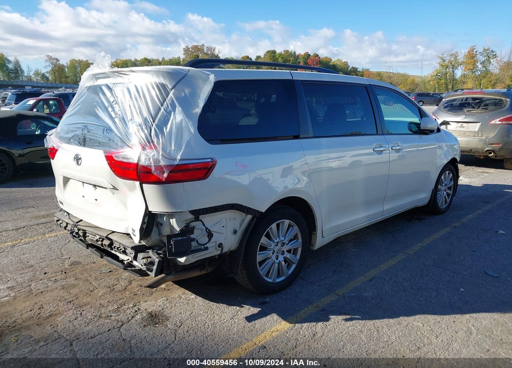 2017 TOYOTA SIENNA XLE PREMIUM 7 PASSENGER VIN: 5TDDZ3DC9HS183484