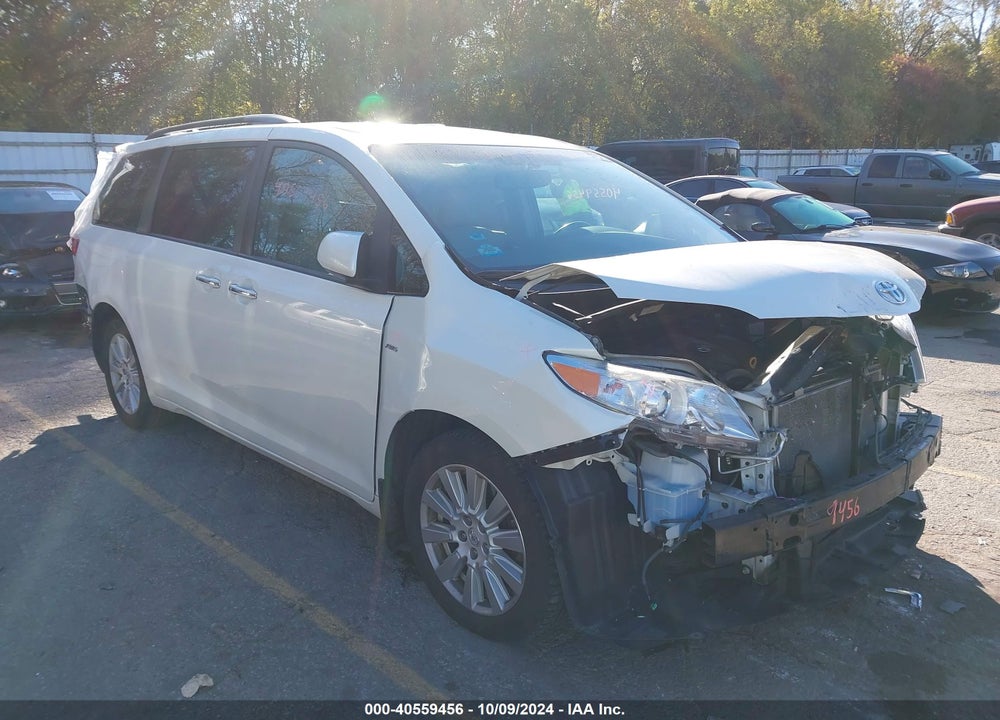 2017 TOYOTA SIENNA XLE PREMIUM 7 PASSENGER VIN: 5TDDZ3DC9HS183484