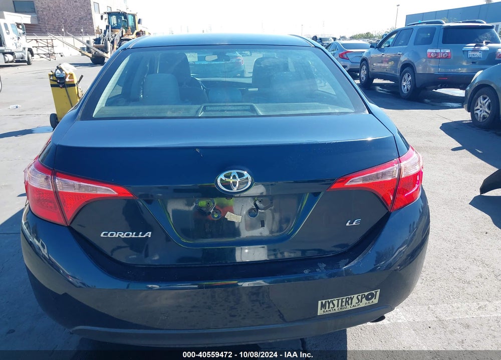 2017 TOYOTA COROLLA LE VIN: 5YFBURHE4HP705189