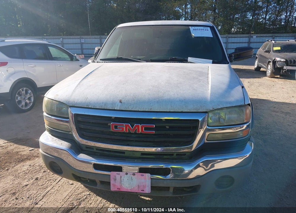 2006 GMC SIERRA 2500HD SL VIN: 1GTHC29UX6E288780