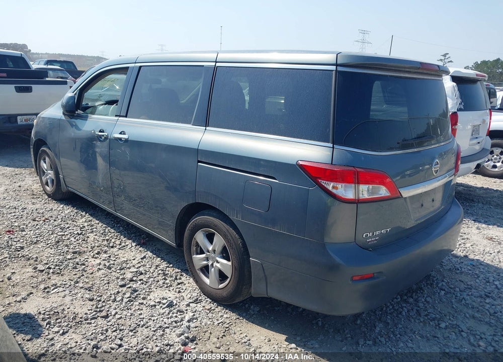 2011 NISSAN QUEST SV VIN: JN8AE2KP8B9008085