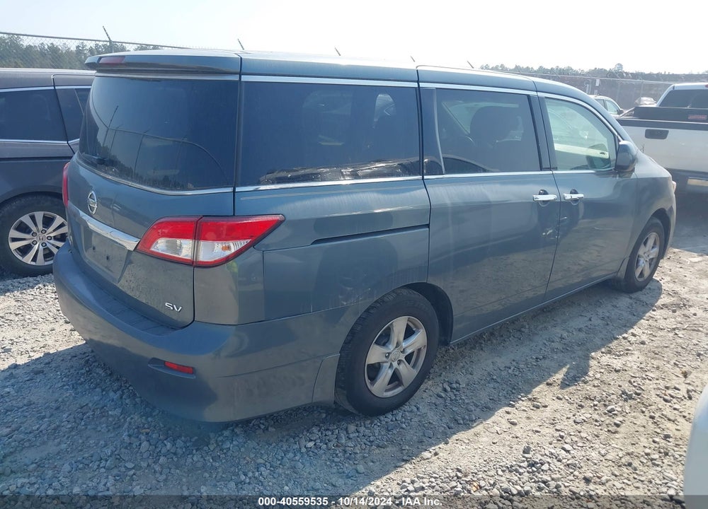 2011 NISSAN QUEST SV VIN: JN8AE2KP8B9008085