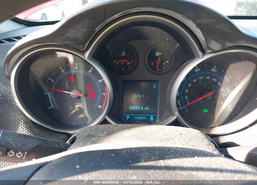 2011 CHEVROLET CRUZE LT VIN: 1G1PE5S9XB7201996