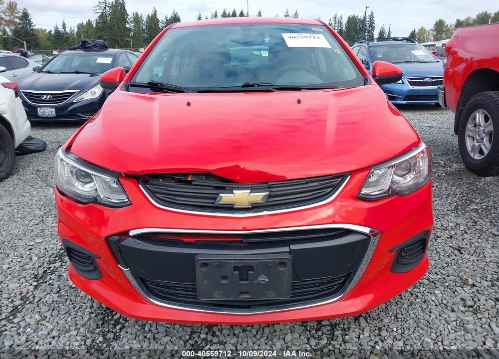 2017 CHEVROLET SONIC LT AUTO VIN: 1G1JD5SHXH4132978