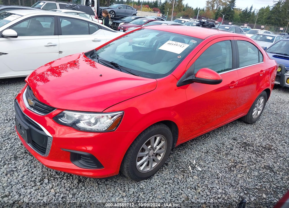 2017 CHEVROLET SONIC LT AUTO VIN: 1G1JD5SHXH4132978