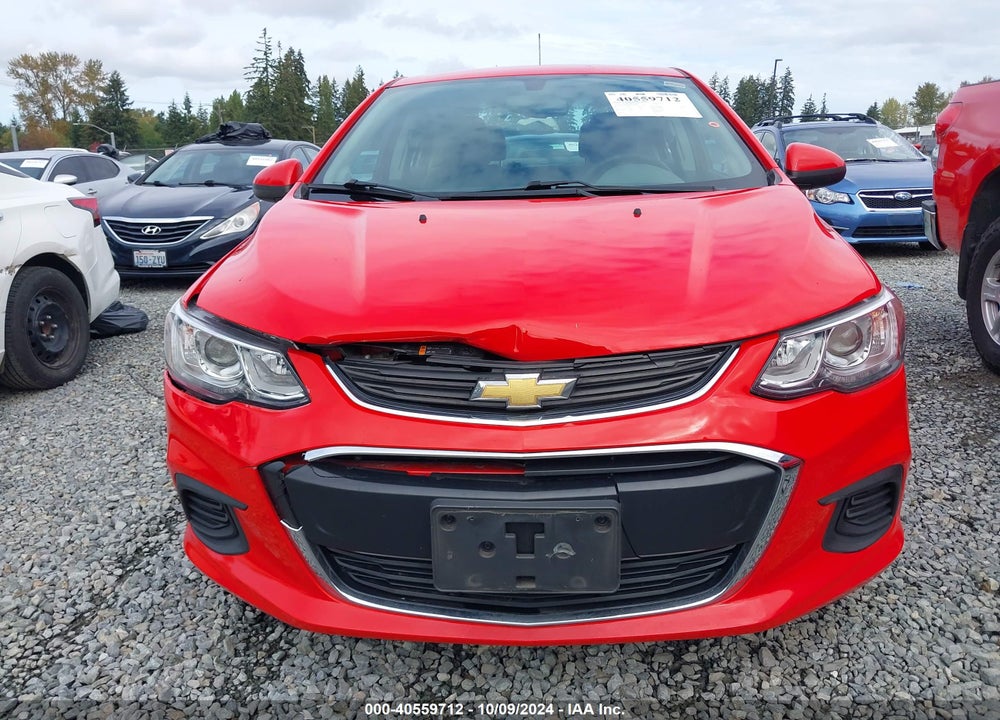 2017 CHEVROLET SONIC LT AUTO VIN: 1G1JD5SHXH4132978