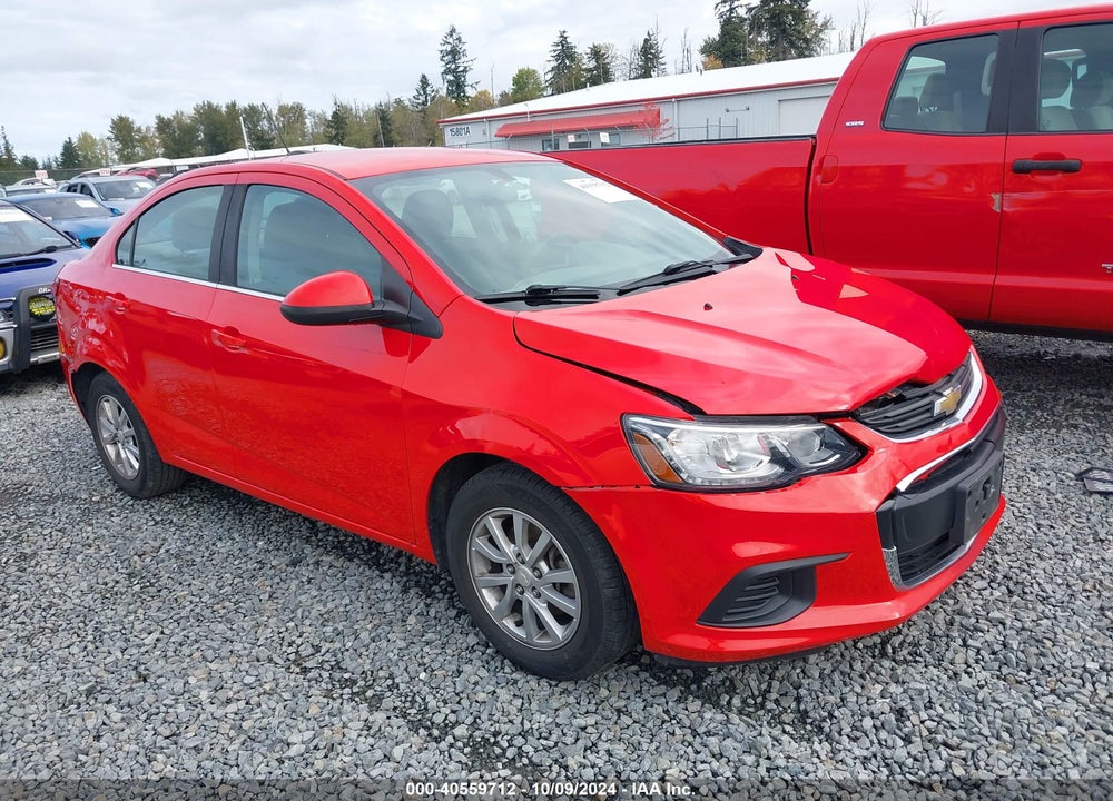 2017 CHEVROLET SONIC LT AUTO VIN: 1G1JD5SHXH4132978