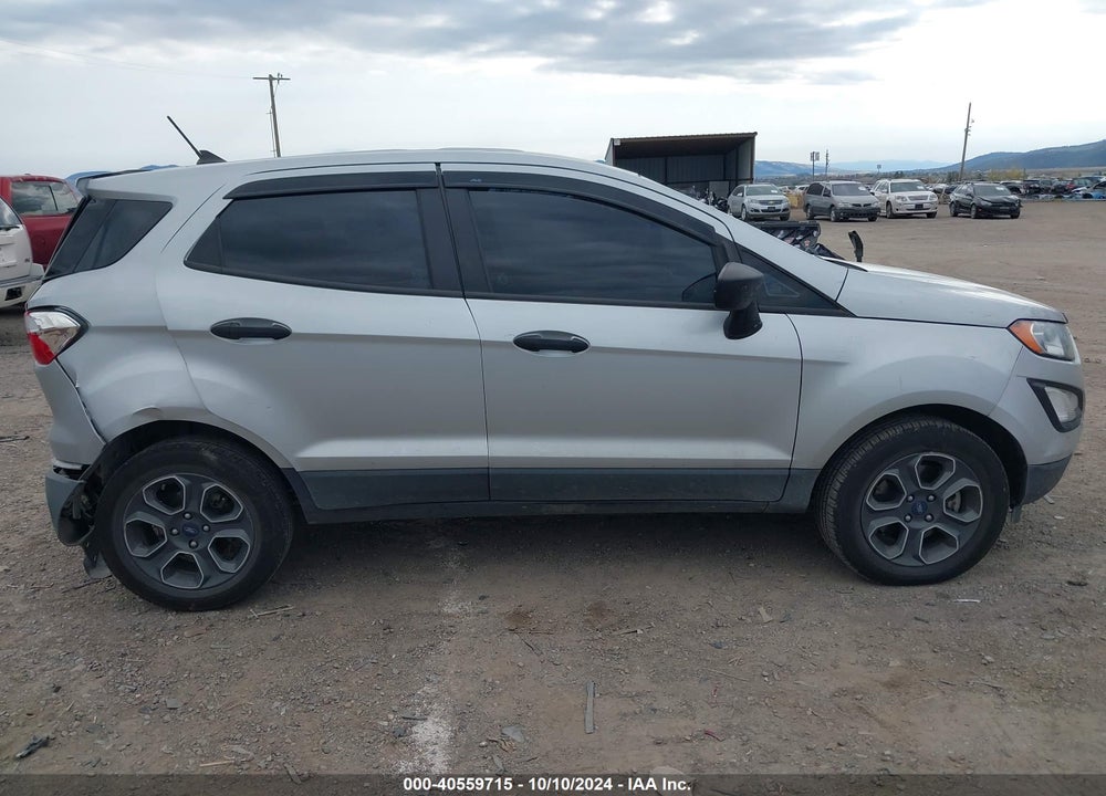 2020 FORD ECOSPORT S VIN: MAJ6S3FLXLC383249