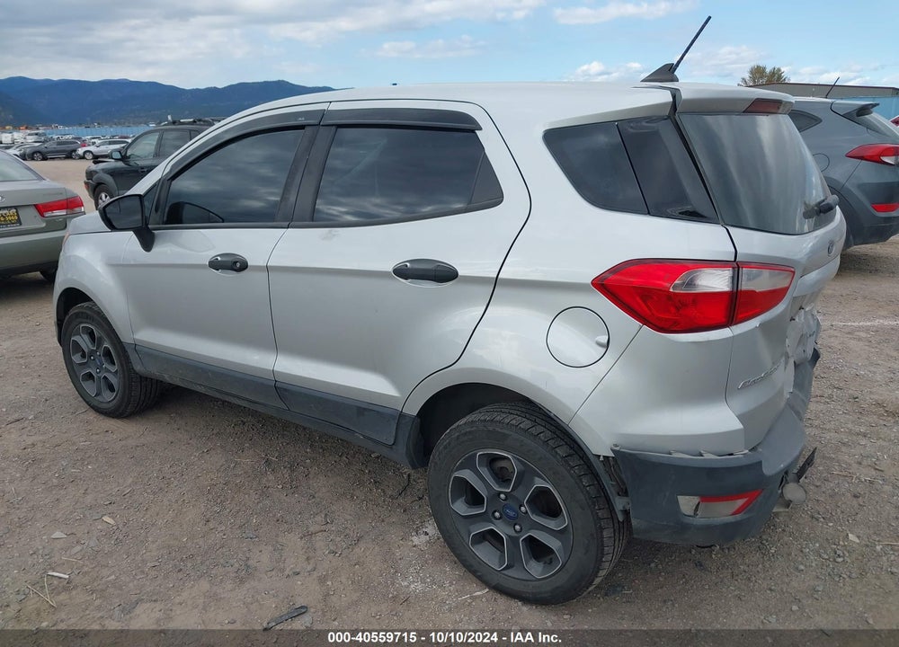 2020 FORD ECOSPORT S VIN: MAJ6S3FLXLC383249