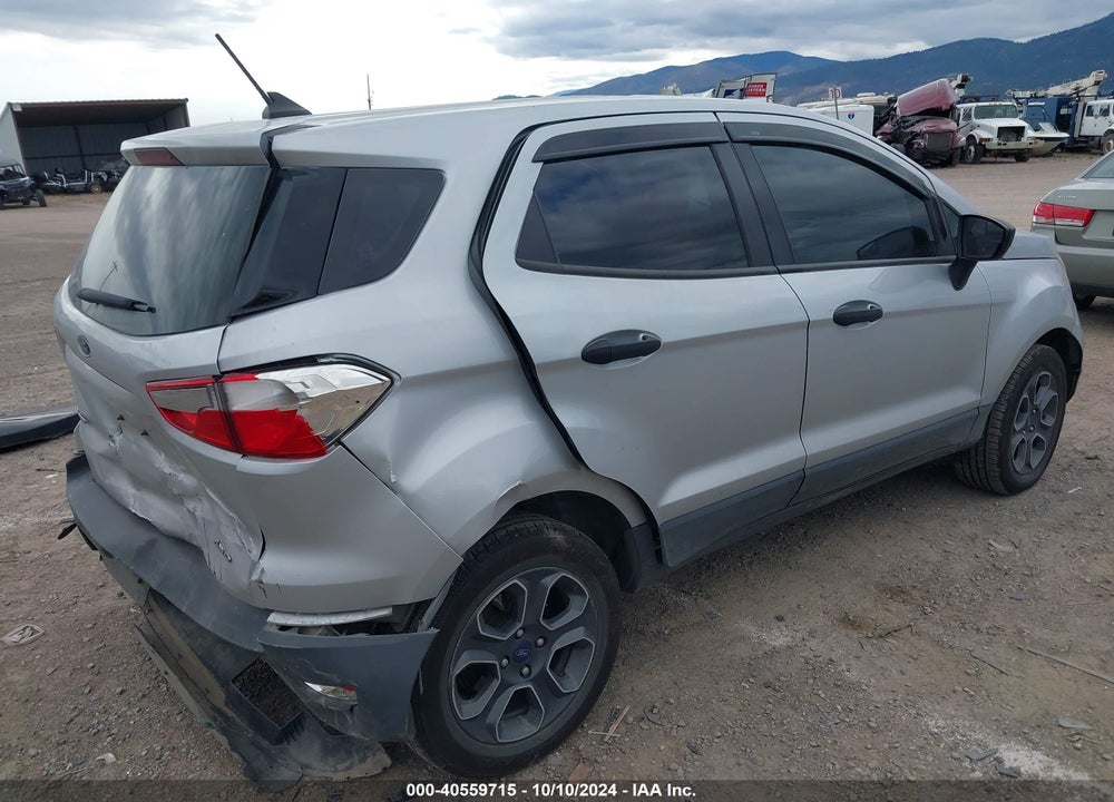 2020 FORD ECOSPORT S VIN: MAJ6S3FLXLC383249