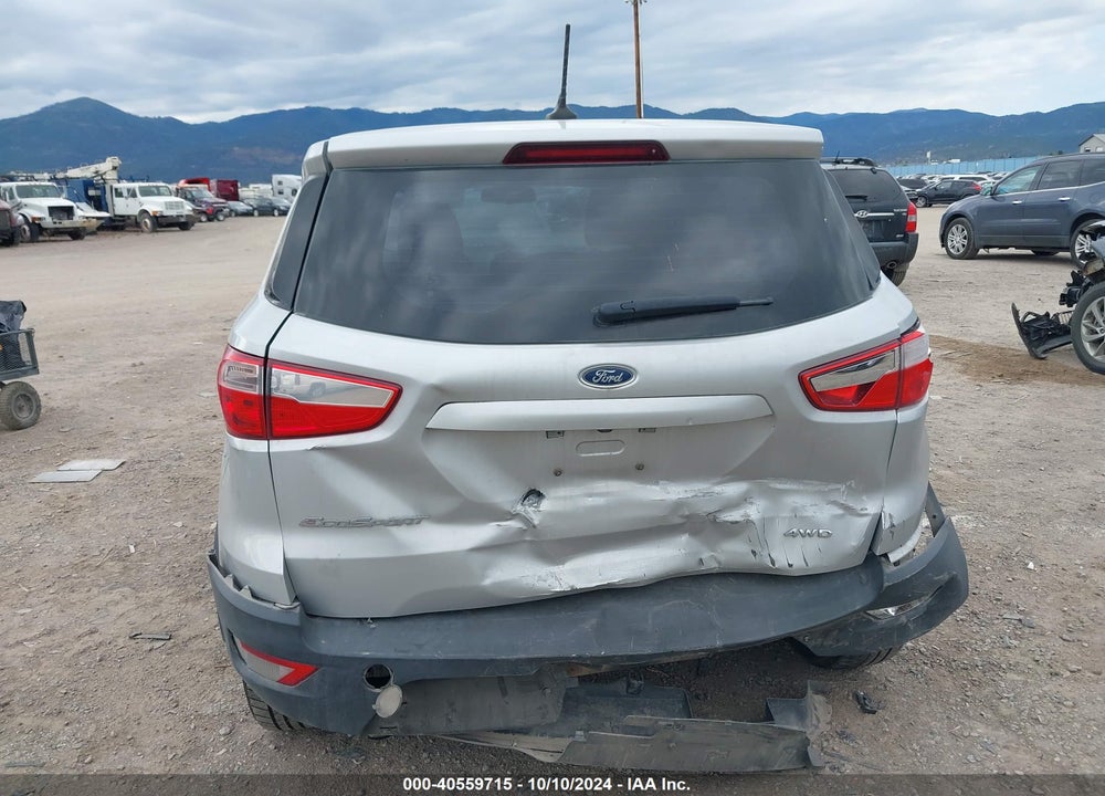 2020 FORD ECOSPORT S VIN: MAJ6S3FLXLC383249