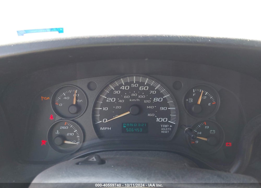 2006 CHEVROLET EXPRESS WORK VAN VIN: 1GCFG15X361255391