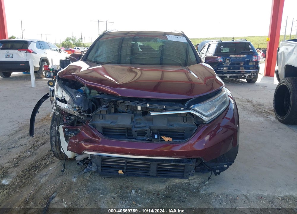 2018 HONDA CR-V TOURING VIN: 7FARW1H91JE043848