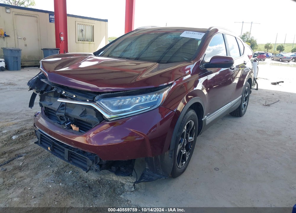 2018 HONDA CR-V TOURING VIN: 7FARW1H91JE043848