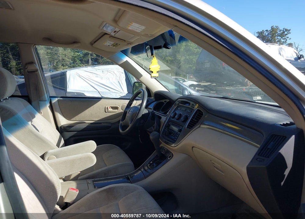 2002 TOYOTA HIGHLANDER V6 VIN: JTEGF21A120040411