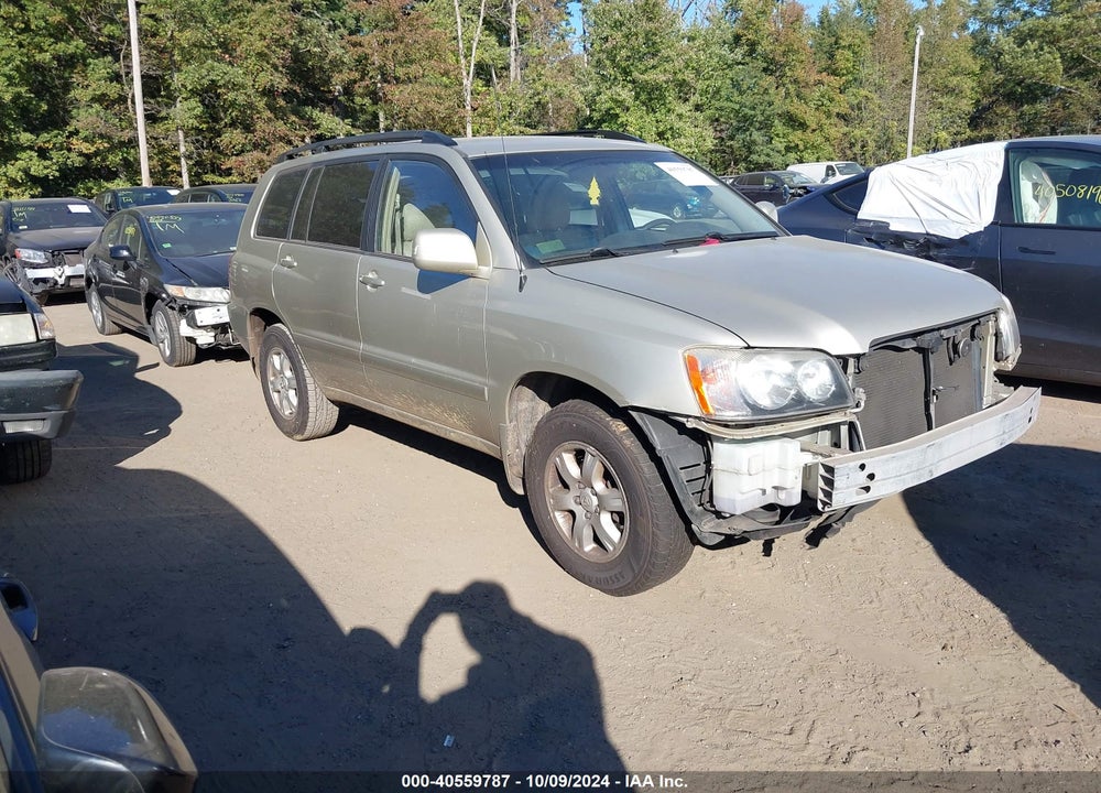 2002 TOYOTA HIGHLANDER V6 VIN: JTEGF21A120040411