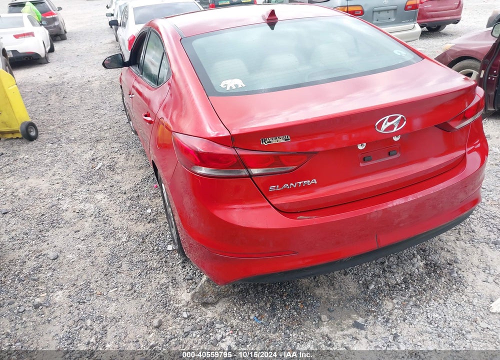 2017 HYUNDAI ELANTRA SE VIN: KMHD84LFXHU247916