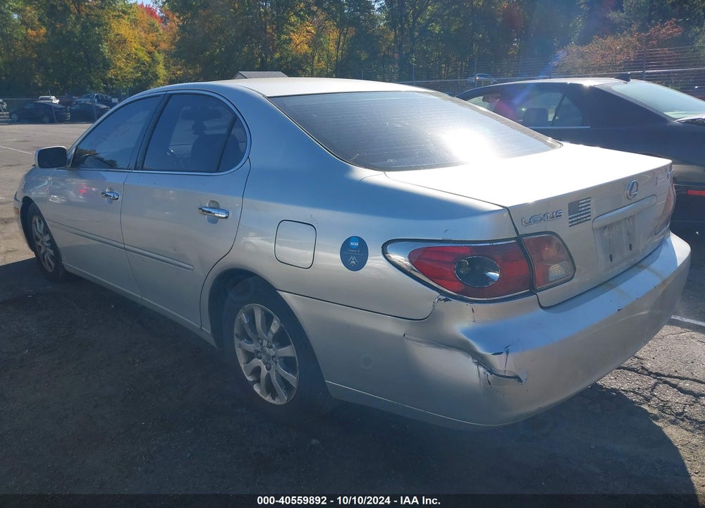 2004 LEXUS ES 330 VIN: JTHBA30G440021118