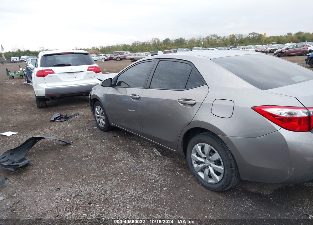 2016 TOYOTA COROLLA LE VIN: 2T1BURHE7GC493399
