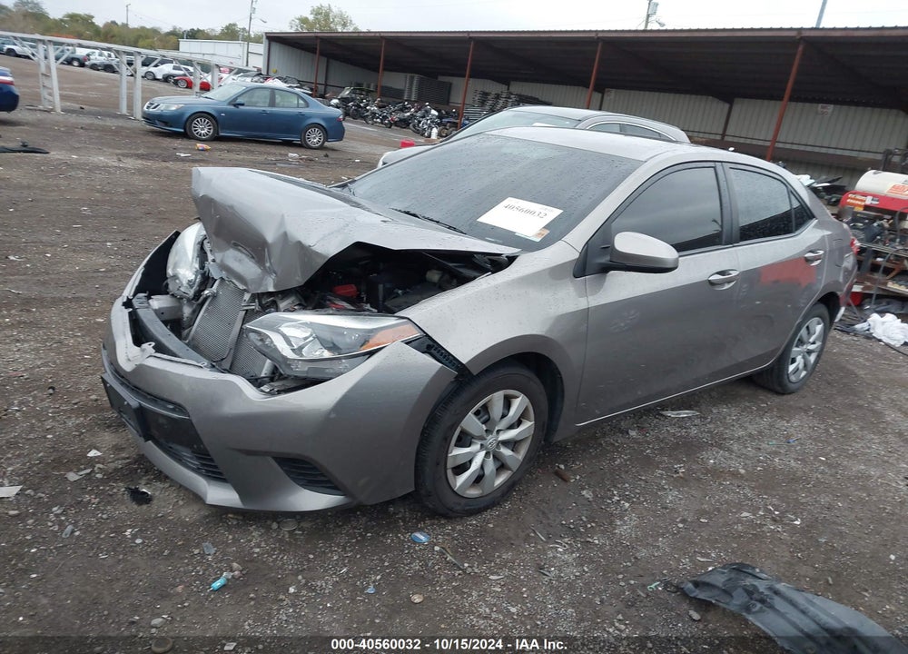 2016 TOYOTA COROLLA LE VIN: 2T1BURHE7GC493399