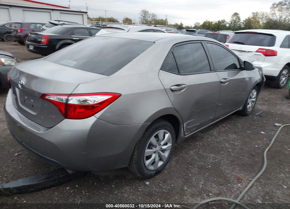 2016 TOYOTA COROLLA LE VIN: 2T1BURHE7GC493399