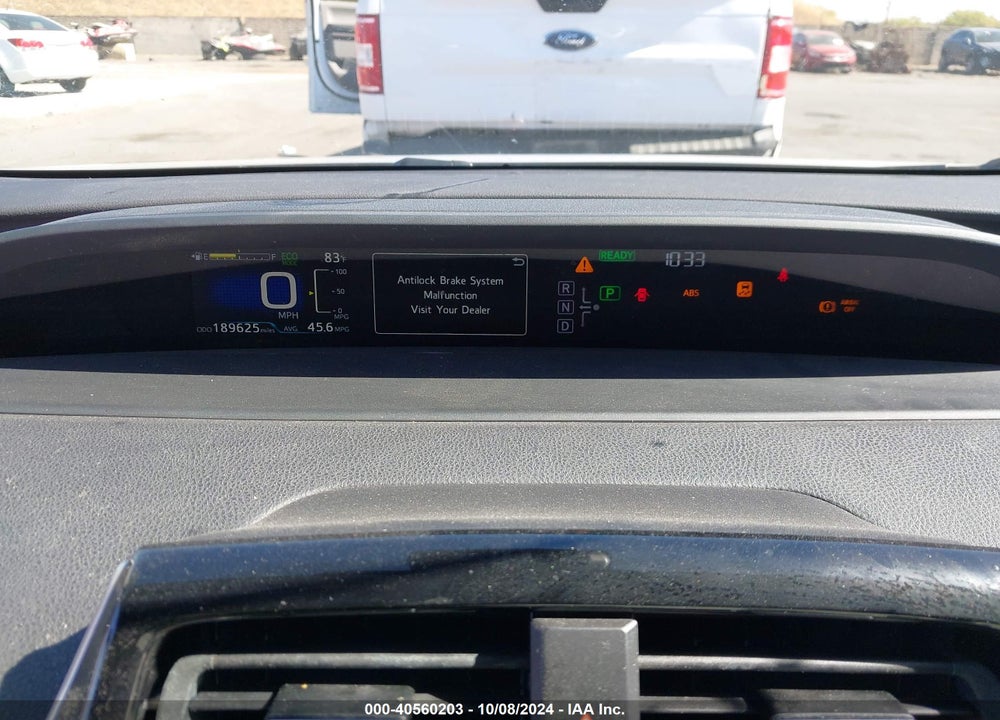 2017 TOYOTA PRIUS ONE VIN: JTDKBRFU2H3574093