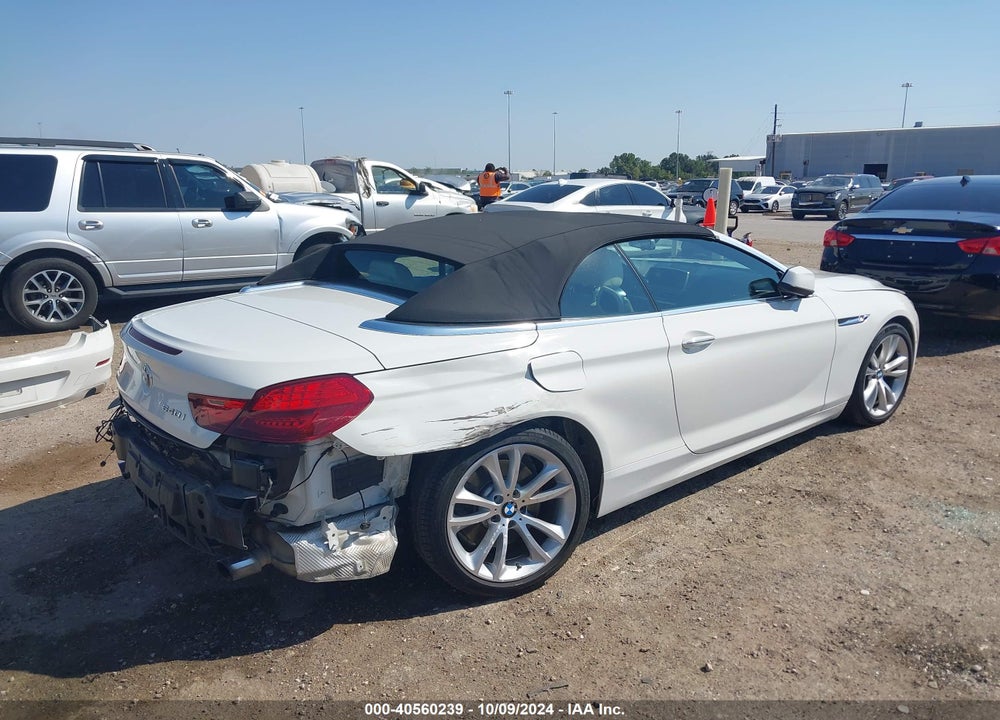 2013 BMW 640I VIN: WBALW7C51DDX58355