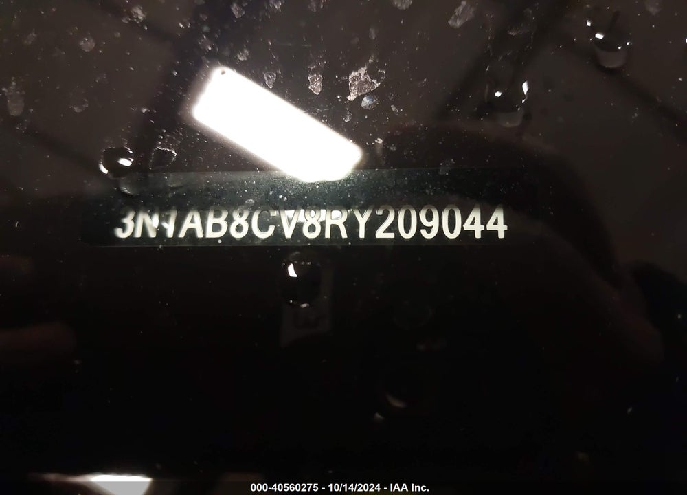 2024 NISSAN SENTRA SV XTRONIC CVT VIN: 3N1AB8CV8RY209044