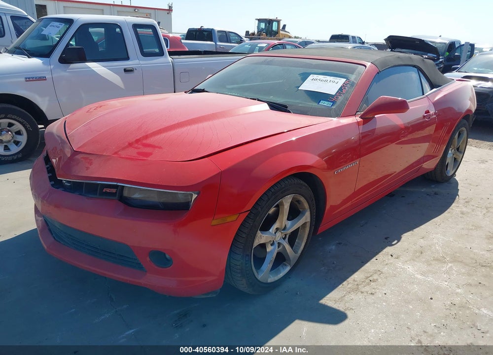 2015 CHEVROLET CAMARO 2LT VIN: 2G1FF3D37F9297032