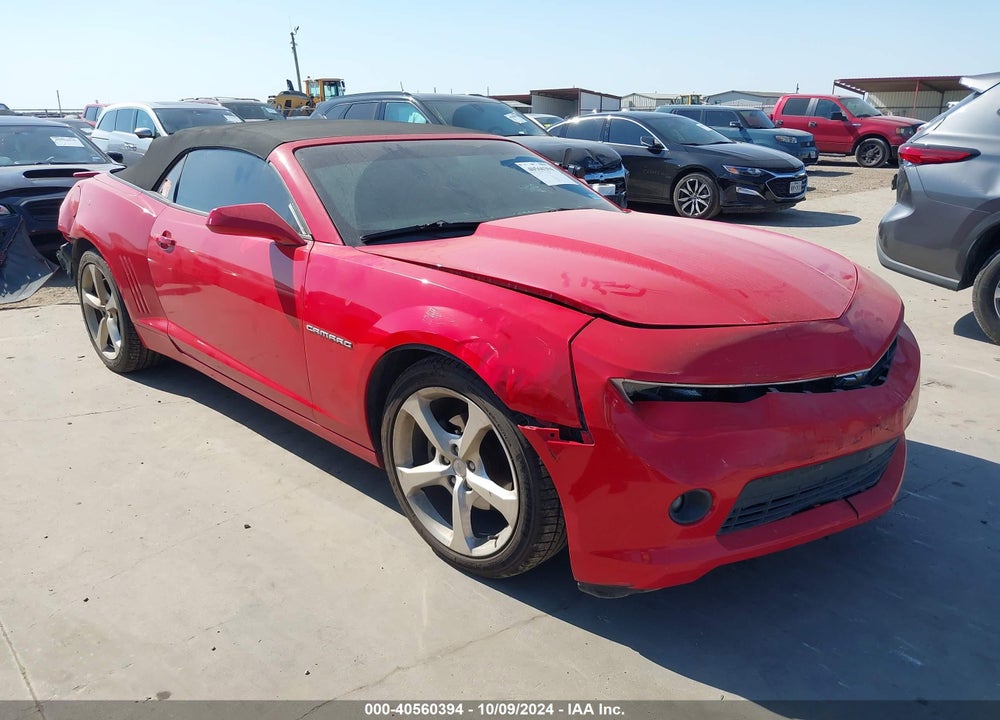 2015 CHEVROLET CAMARO 2LT VIN: 2G1FF3D37F9297032