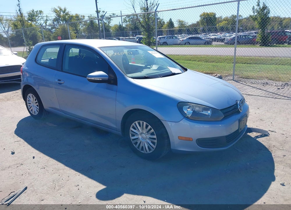 2010 VOLKSWAGEN GOLF 2-DOOR VIN: WVWBB7AJ1AW239316