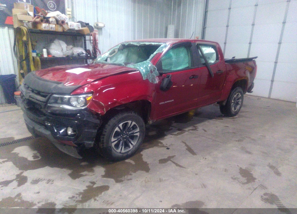2021 CHEVROLET COLORADO 4WD SHORT BOX Z71 VIN: 1GCGTDEN4M1185283