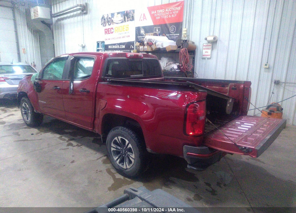 2021 CHEVROLET COLORADO 4WD SHORT BOX Z71 VIN: 1GCGTDEN4M1185283