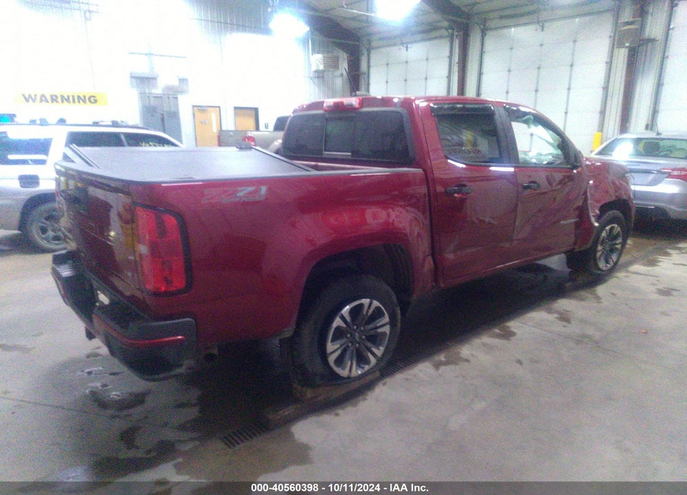 2021 CHEVROLET COLORADO 4WD SHORT BOX Z71 VIN: 1GCGTDEN4M1185283