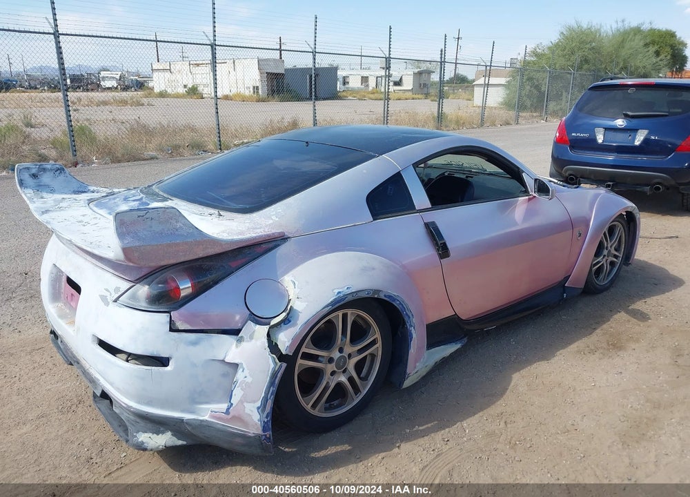 2004 NISSAN 350Z TOURING VIN: JN1AZ34D54T150136
