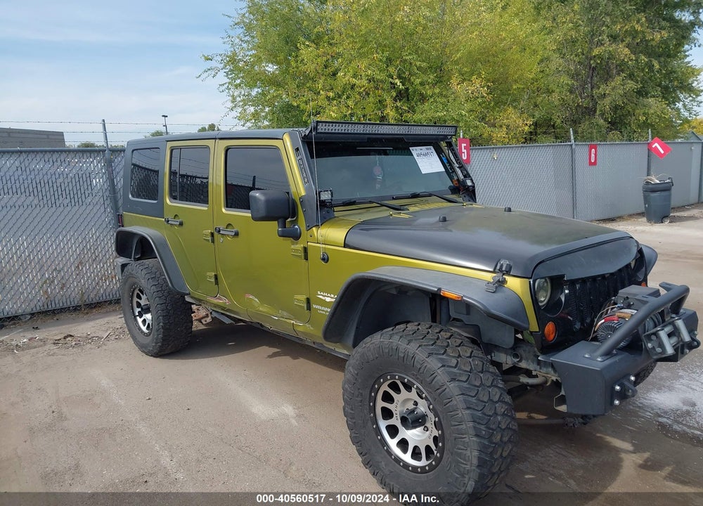 2007 JEEP WRANGLER UNLIMITED SAHARA VIN: 1J4GA59127L219470