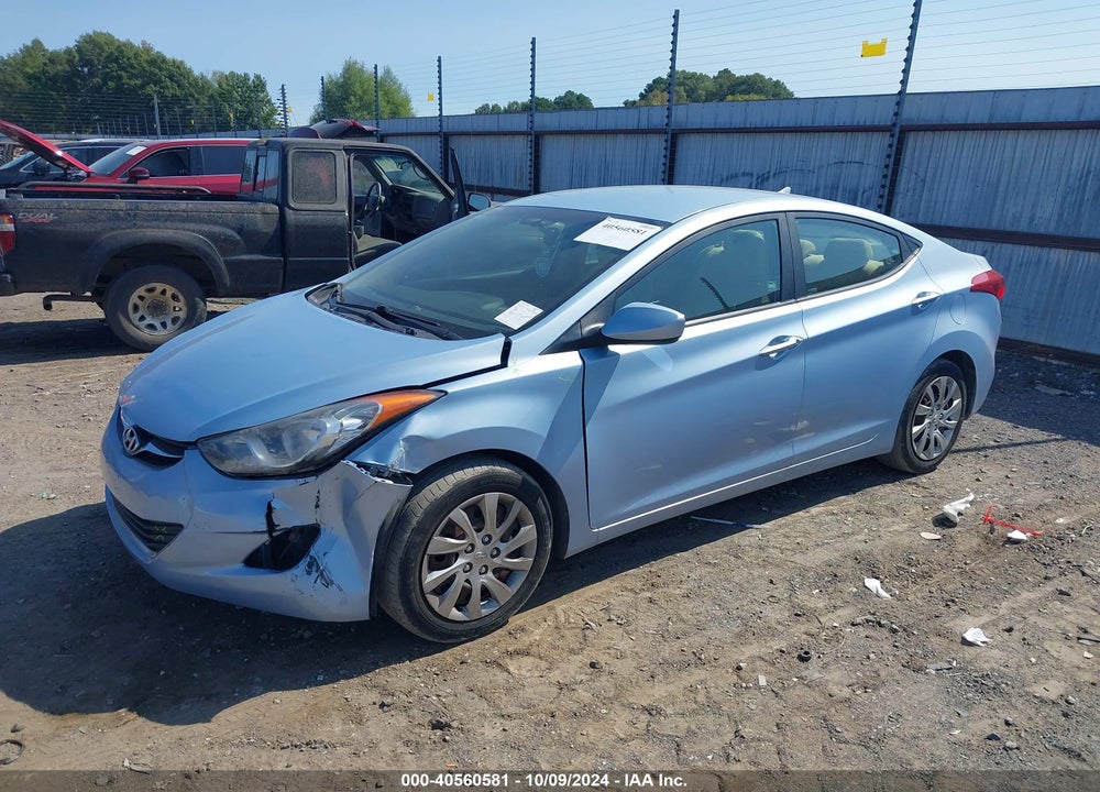 2012 HYUNDAI ELANTRA GLS (ULSAN PLANT) VIN: KMHDH4AE4CU272605