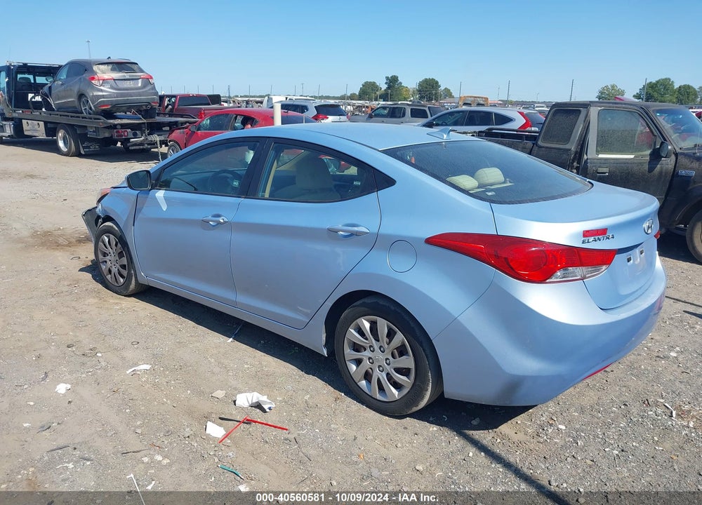2012 HYUNDAI ELANTRA GLS (ULSAN PLANT) VIN: KMHDH4AE4CU272605