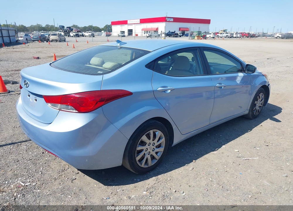 2012 HYUNDAI ELANTRA GLS (ULSAN PLANT) VIN: KMHDH4AE4CU272605