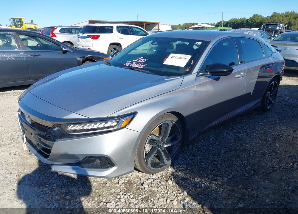2022 HONDA ACCORD SPORT VIN: 1HGCV1F33NA001099