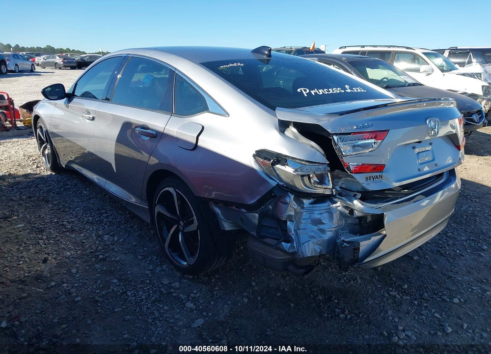 2022 HONDA ACCORD SPORT VIN: 1HGCV1F33NA001099